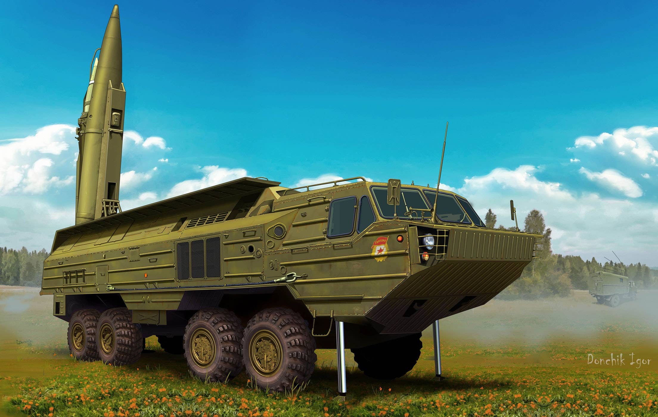 Hobby Boss 1/72 Soviet 9K714 OKA (SS-23 Spider) | 6939319229267