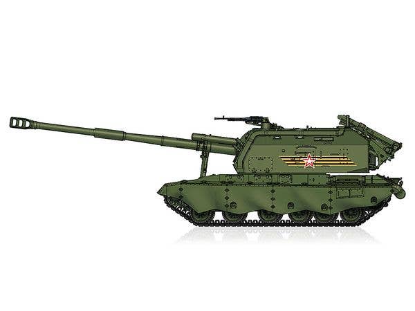 Hobby Boss 1/72 2S19-M2 Self-propelled Howitzer | 6939319229281