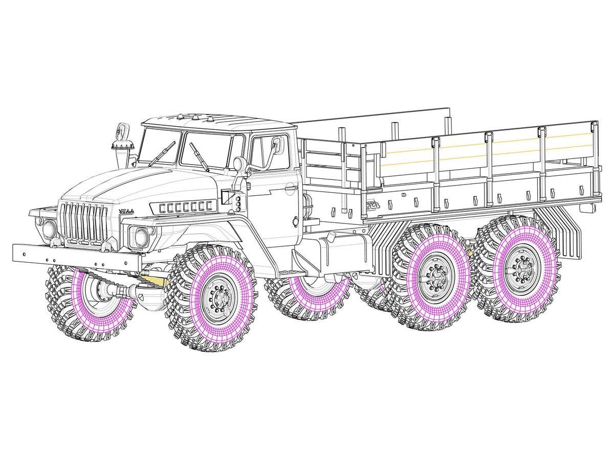 Hobby Boss 1/72 Russian URAL-4320 Truck | 6939319229304