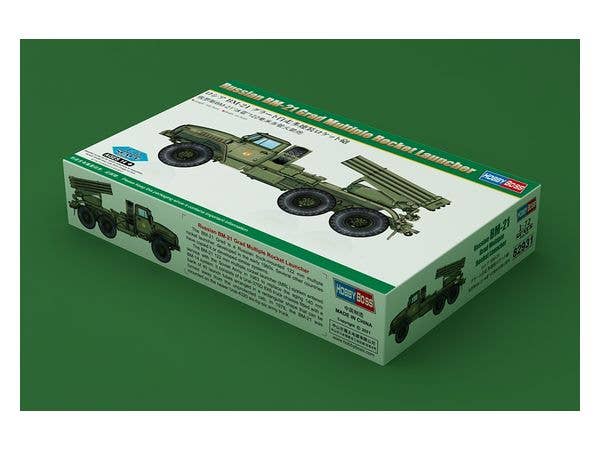 Hobby Boss 1/72 Russian BM-21 Grad Multiple Rocket Launcher | 6939319229311