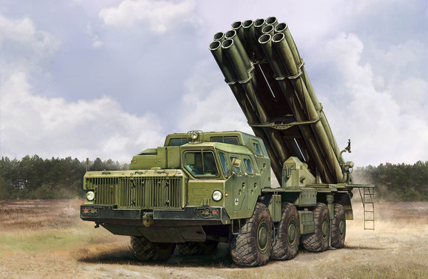Hobby Boss 1/72 Russian 9A52-2 Smerch-M multiple Rocket Launcher of RSZO 9k58 Smerch MRLS
