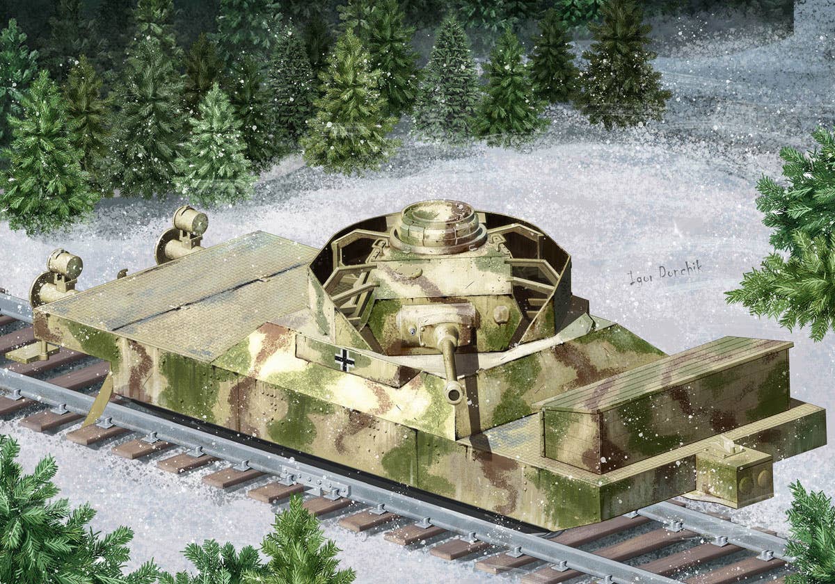 Hobby Boss 1/72 German Panzerjagerwagen Vol.1 Armoured Train Car | 6939319229540