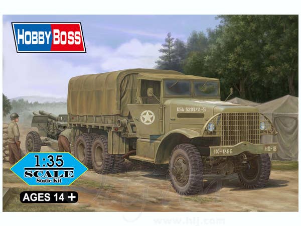 Hobby Boss 1/35 US White 666 Cargo Truck (Soft Top) | 6939319238023