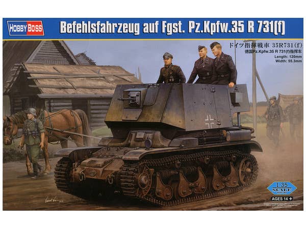 Hobby Boss 1/35 Befehlsfahrzeug auf Fgst. Pz.Kpfw.35 R 731(f) | 6939319238092
