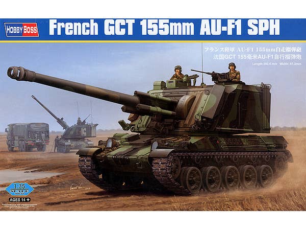 Hobby Boss 1/35 French GCT 155mm AU-F1 SPH | 6939319238344
