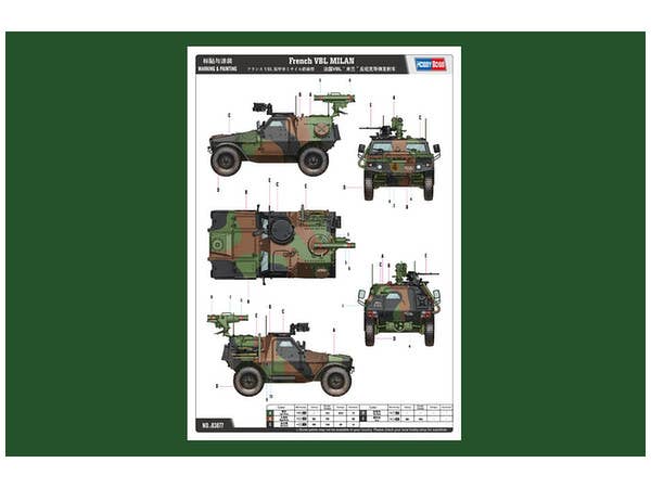 Hobby Boss 1/35 French VBL MILAN | 6939319238771