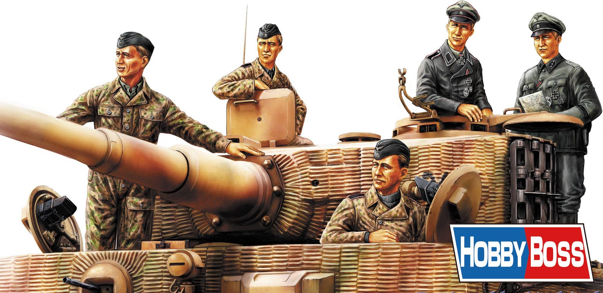 Hobby Boss 1/35 German Panzer Tank Crew (Normandy 1944) | 6939319244017
