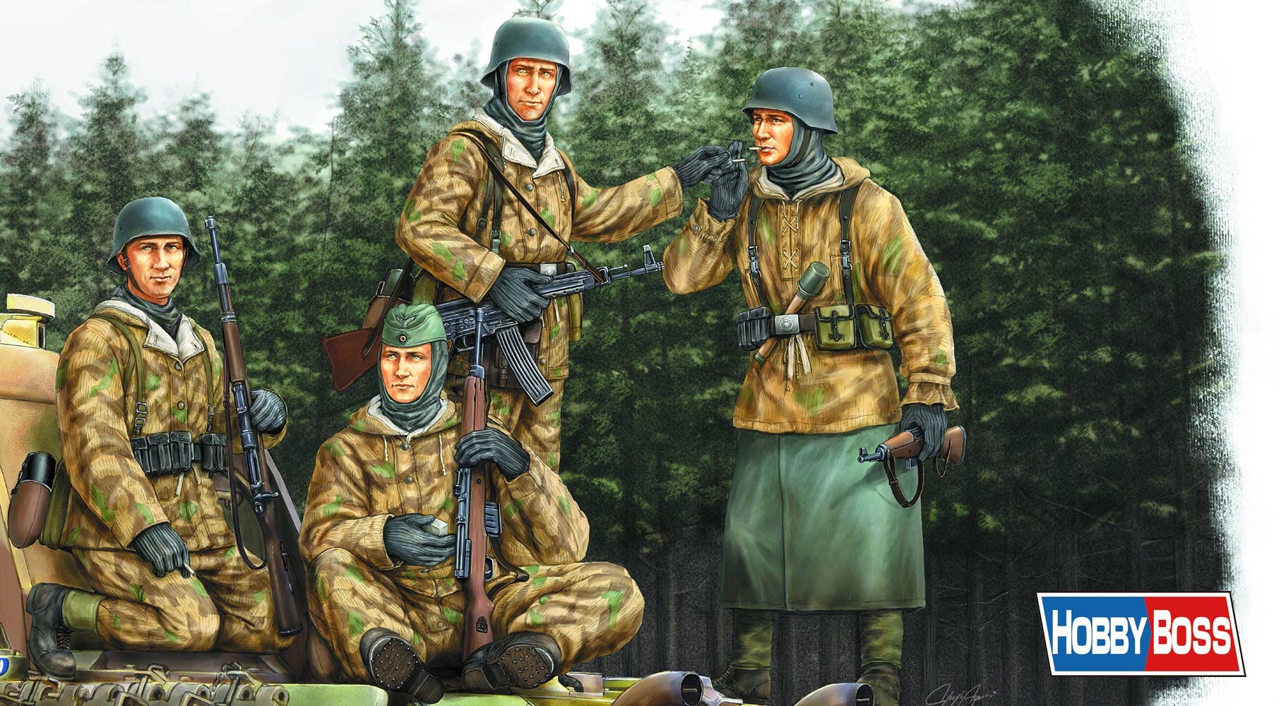 Hobby Boss 1/35 German Panzer Grenadiers Vol.1 | 6939319244048