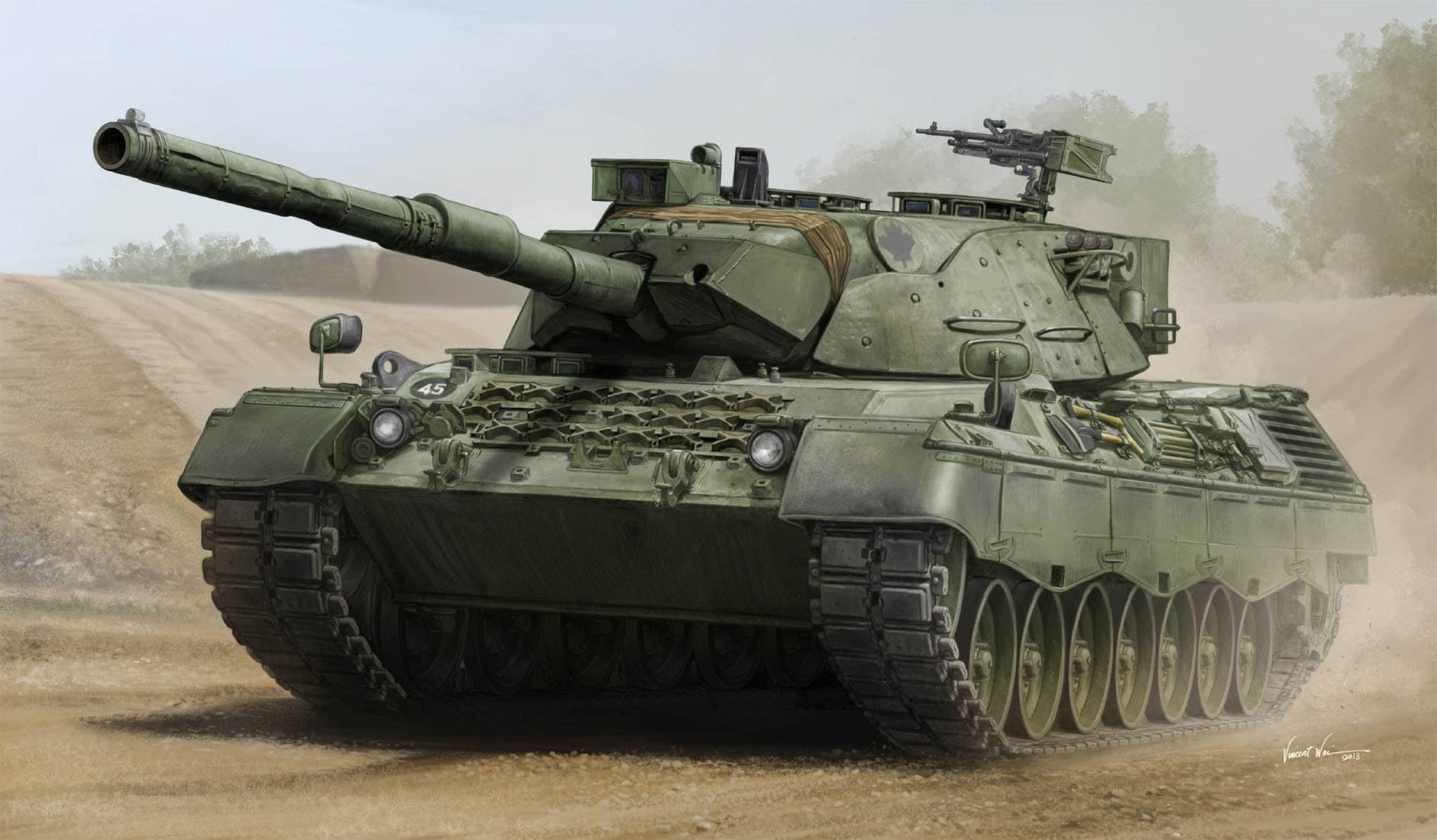 Hobby Boss 1/35 Leopard C2 (Canadian MBT) | 6939319245038