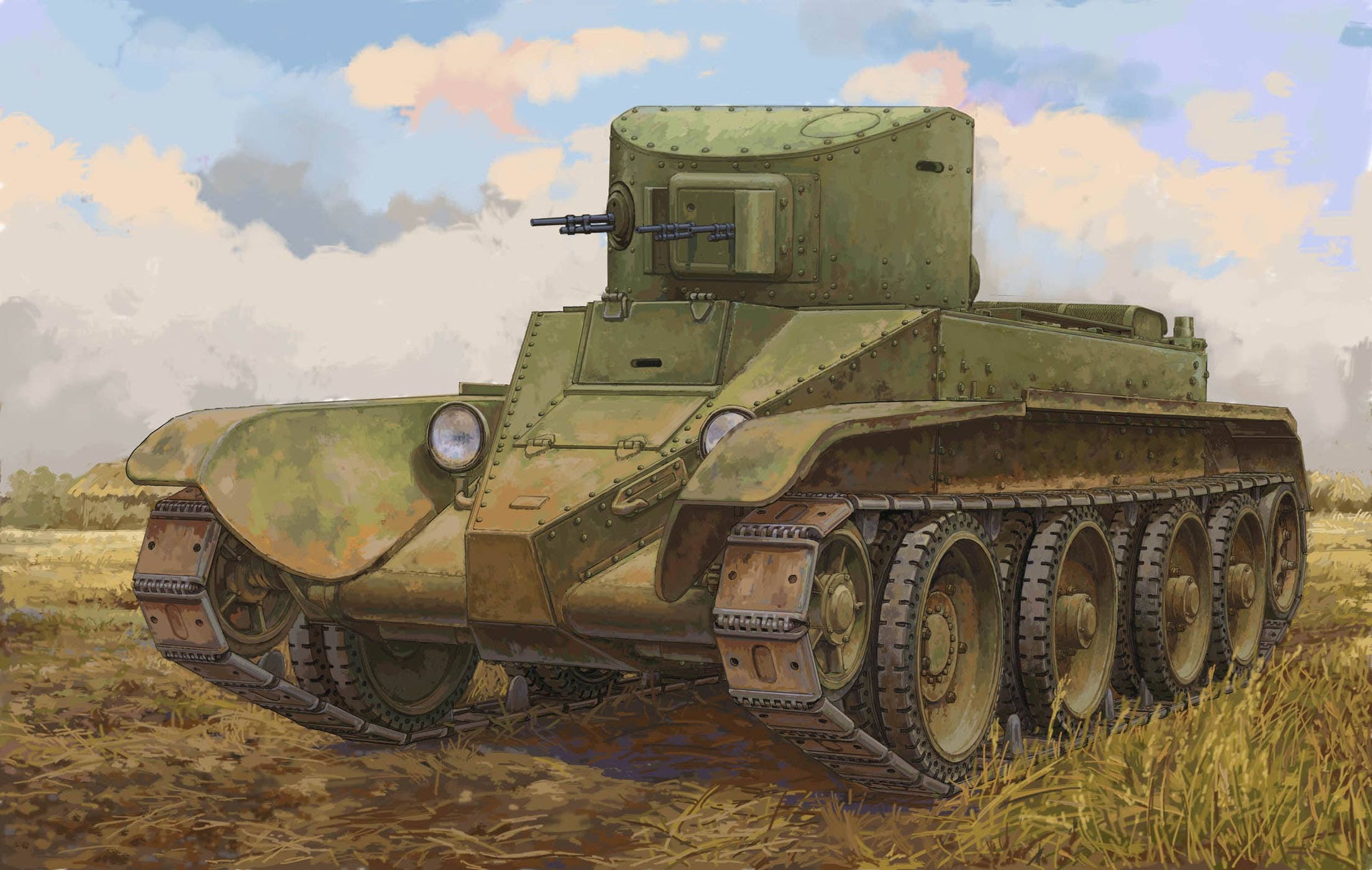 Hobby Boss 1/35 Soviet BT-2 Tank(late) | 6939319245168