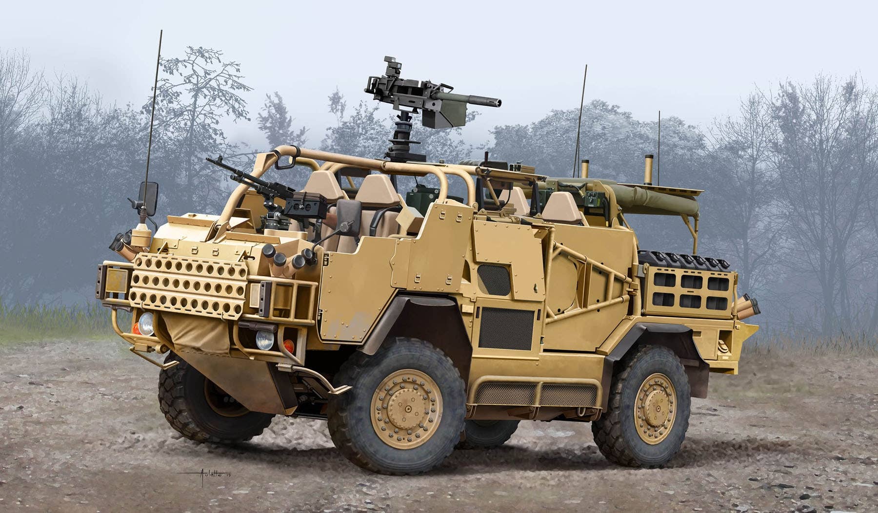 Hobby Boss 1/35 Jackal 1 High Mobility Weapon Platform | 6939319245205