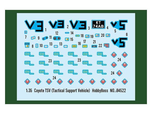 Hobby Boss 1/35 Coyote TSV (Tactical Support Vehicle) | 6939319245229
