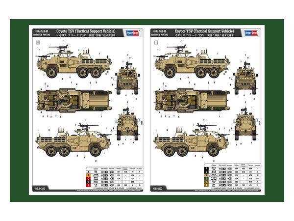 Hobby Boss 1/35 Coyote TSV (Tactical Support Vehicle) | 6939319245229
