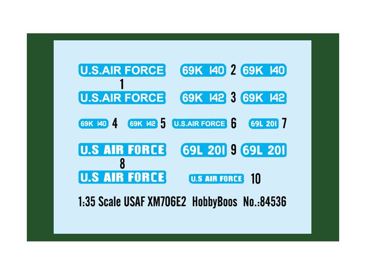 Hobby Boss 1/35 USAF XM706E2 | 6939319245366