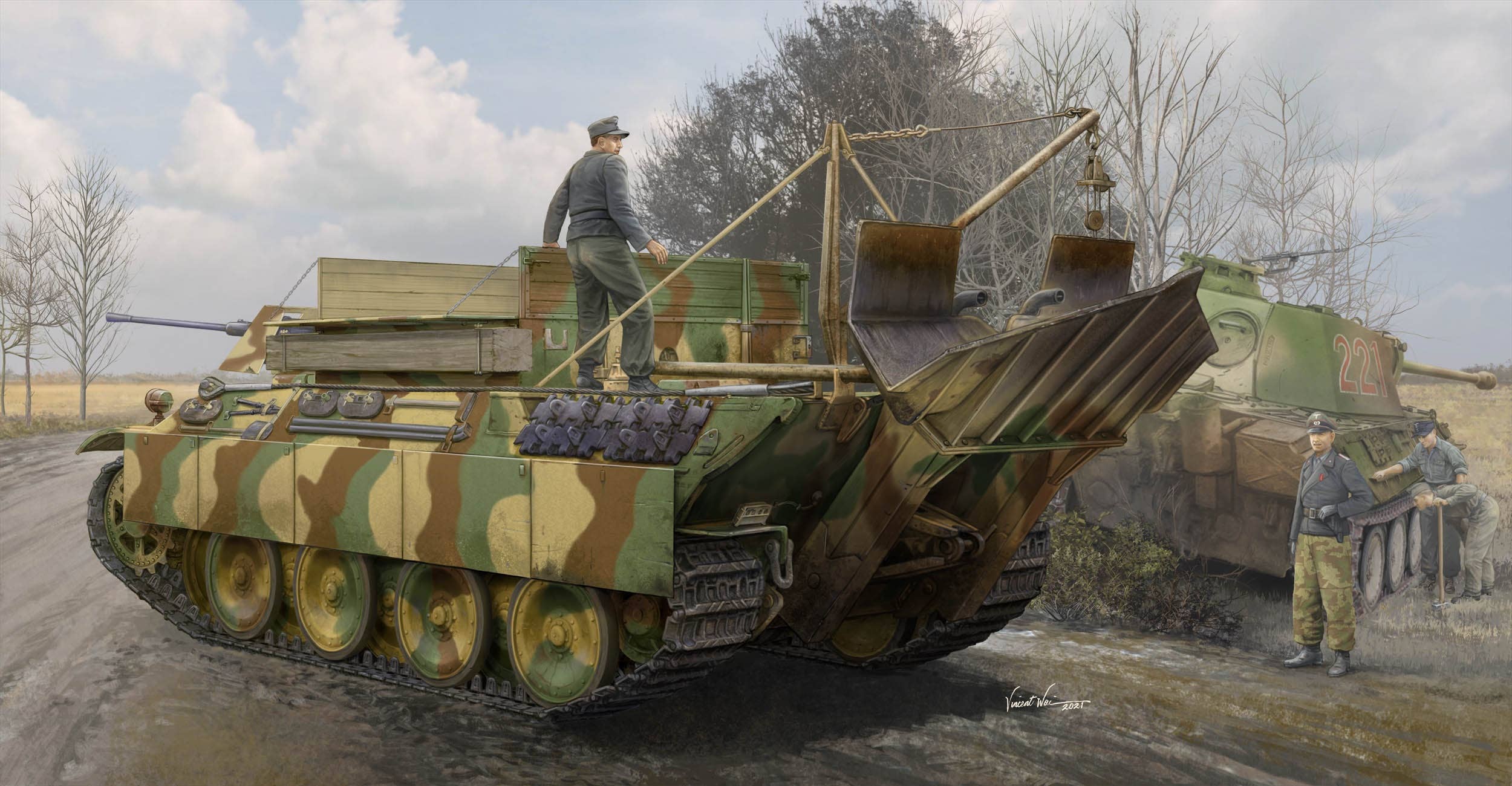 Hobby Boss 1/35 German Sd.Kfz.179 Bergepanther Ausf.G | 6939319245533