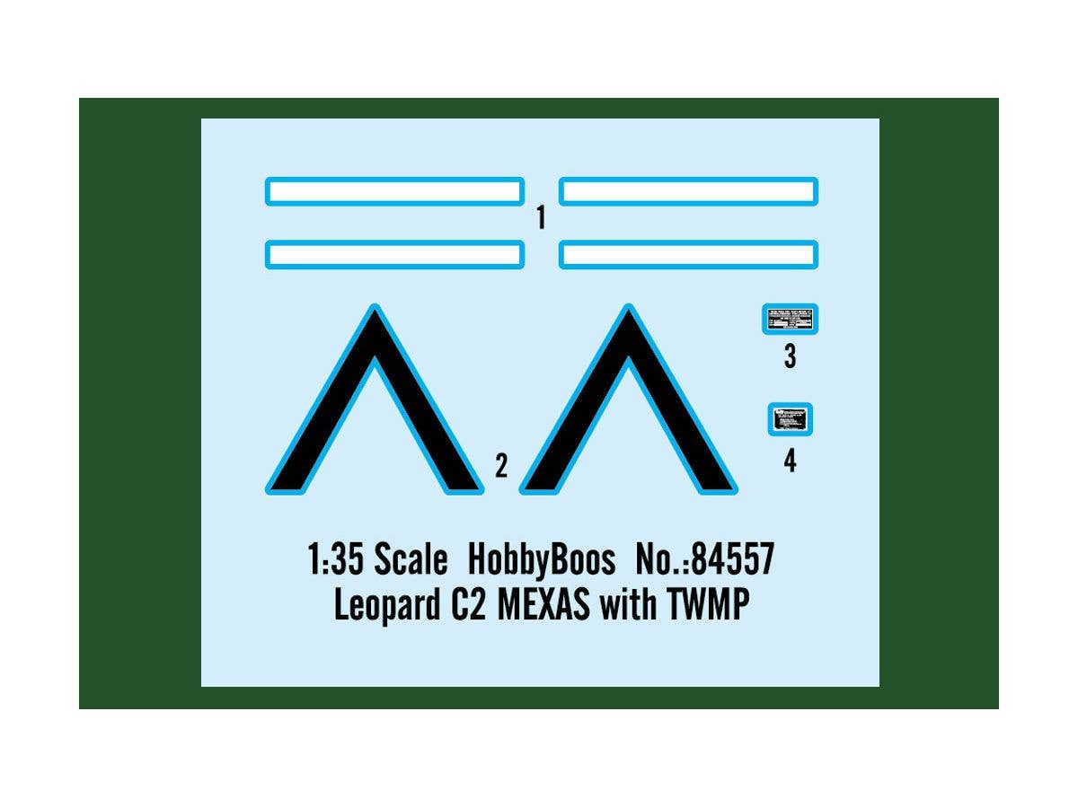 Hobby Boss 1/35 Leopard C2 MEXAS with TWMP | 6939319245571