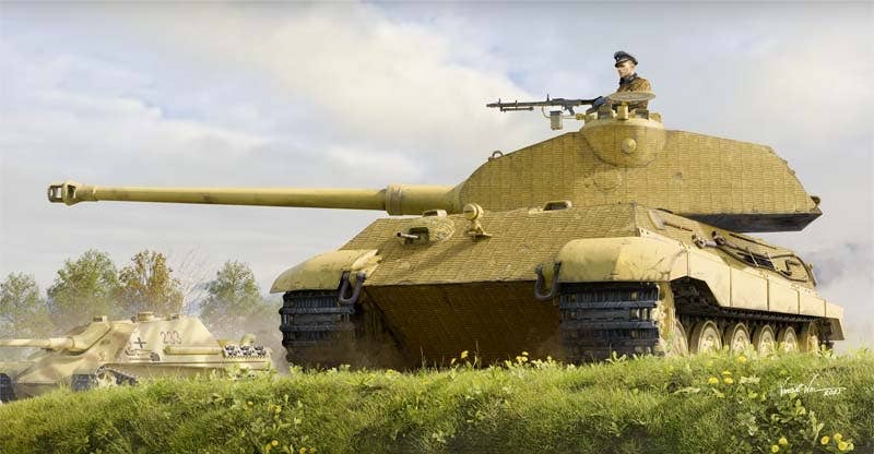 Hobby Boss 1/35 Pz.Kpfw.VI Sd.Kfz.182 Tiger II (Porsche Early production vehicle Fgst.Nr.280009) | 6939319245588
