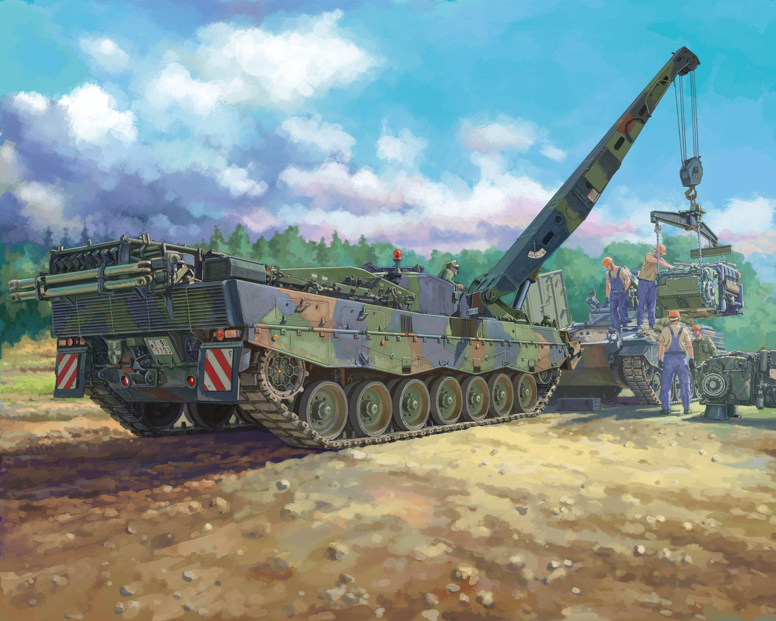 Hobby Boss 1/35 Bergepanzer BPz3 “Buffalo” ARV | 6939319245656