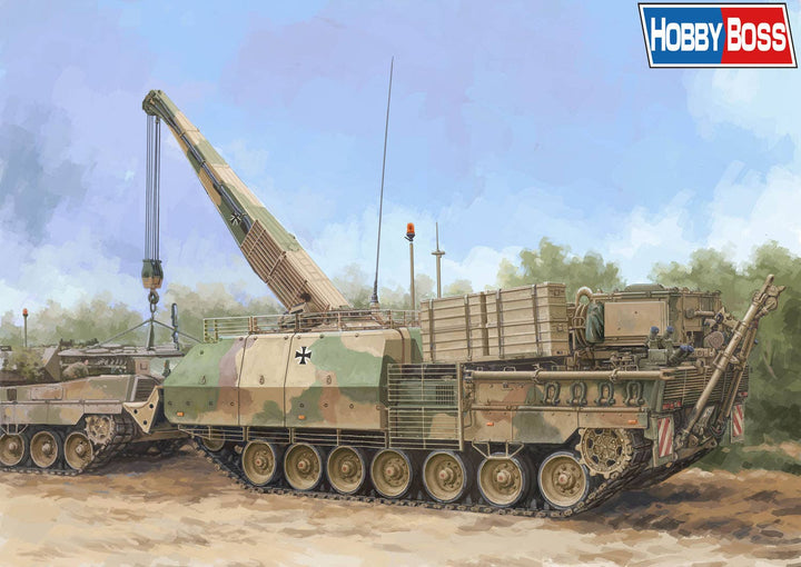 Hobby Boss 1/35 Bergepanzer BPz3A1 “Buffalo” ARV German Armoured Recovery Vehicle | 6939319245663