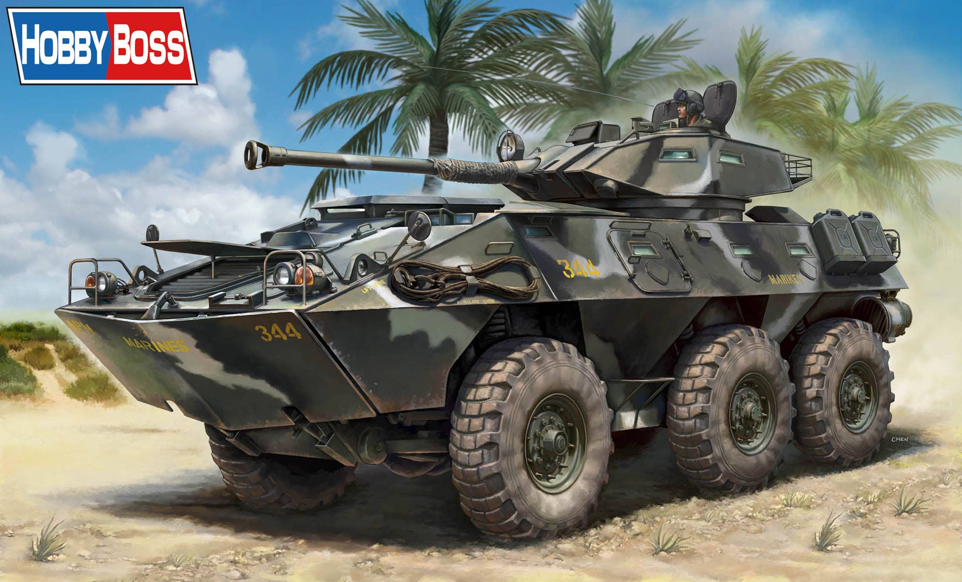 Hobby Boss 1/35 LAV300 90mm Cockerill Gun | 6939319245731