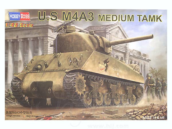 Hobby Boss 1/48 M4A3 Tank | 6939319248039