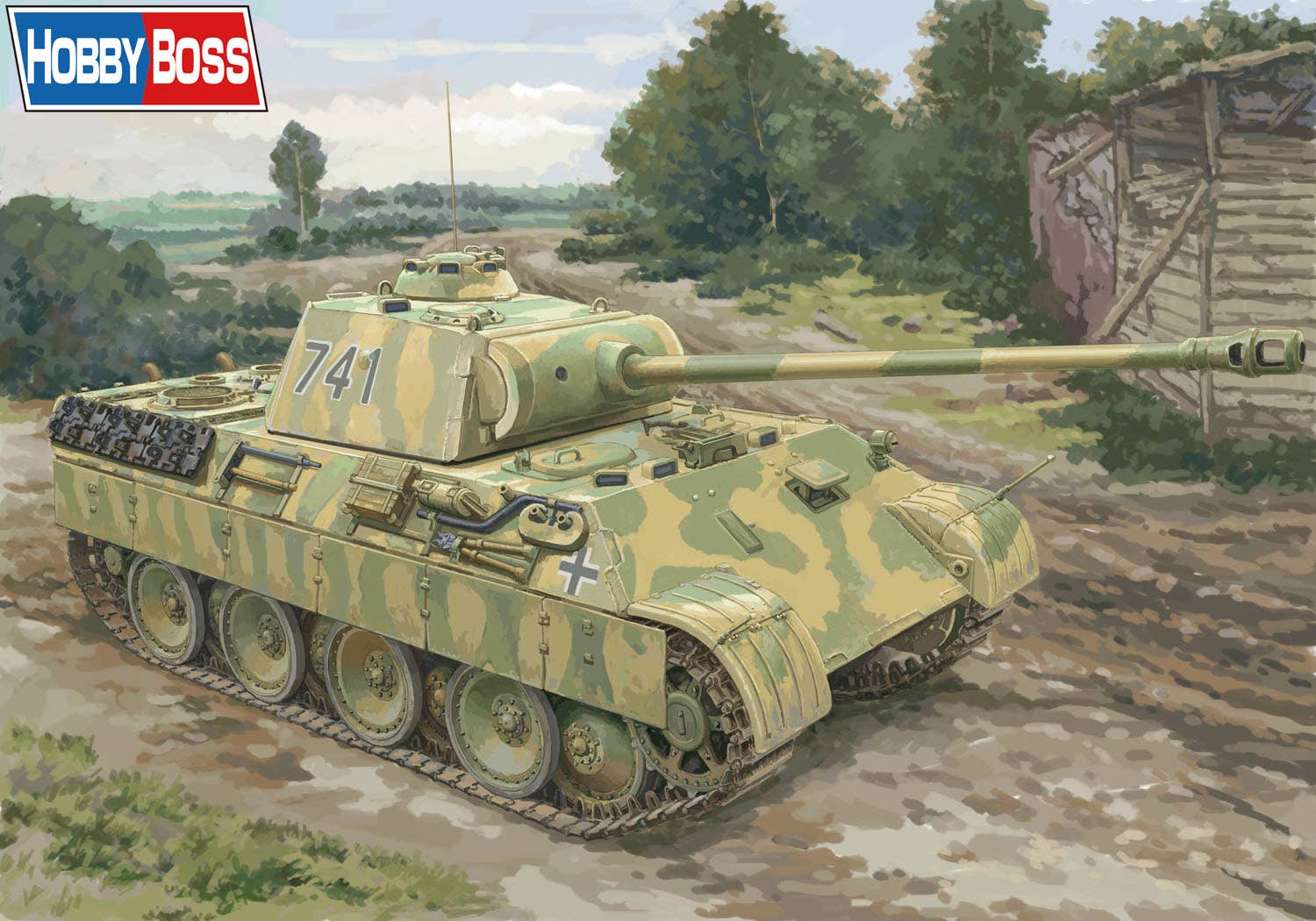 Hobby Boss 1/48 German Sd.Kfz.171 PzKpfw Ausf A "Panther" Medium Tank | 6939319248305