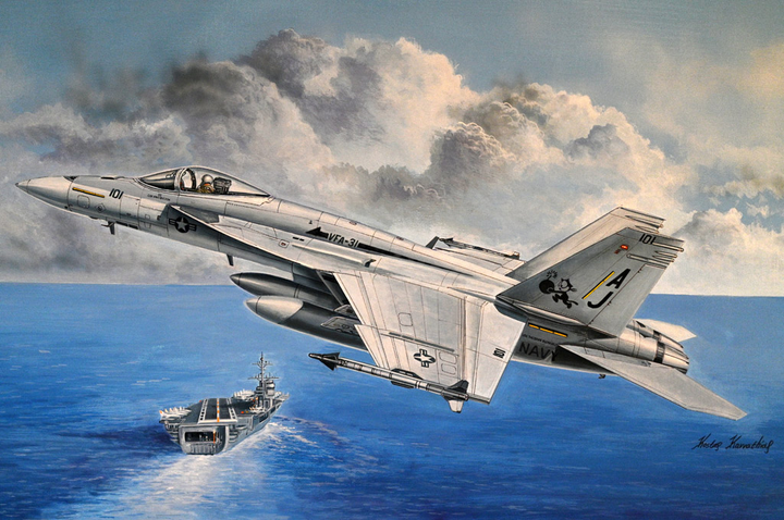 Hobby Boss 1/48 F/A-18E Super Hornet | 6939319258120