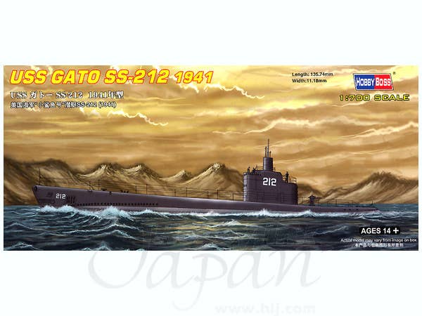 Hobby Boss 1/700 USS GATO SS-212 1941 | 6939319270122