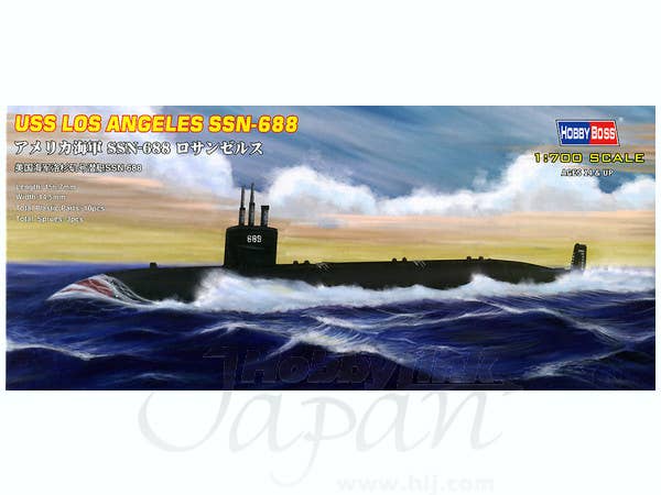 Hobby Boss 1/700 USS Los Angeles Submarine SSN-688 | 6939319270146