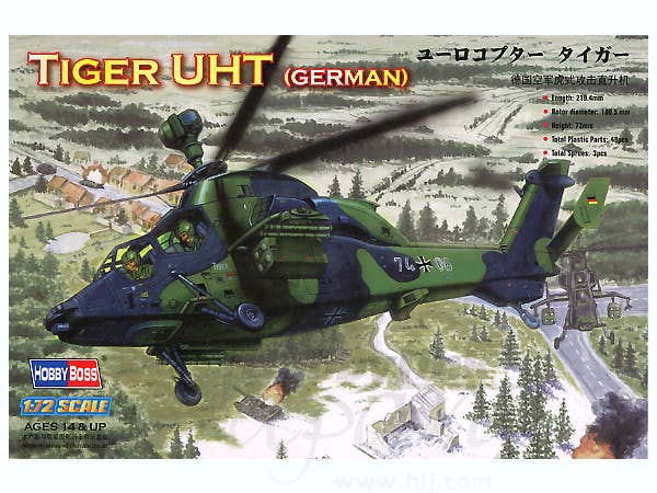Hobby Boss 1/72 Eurocopter EC-665 Tiger UHT | 6939319272140