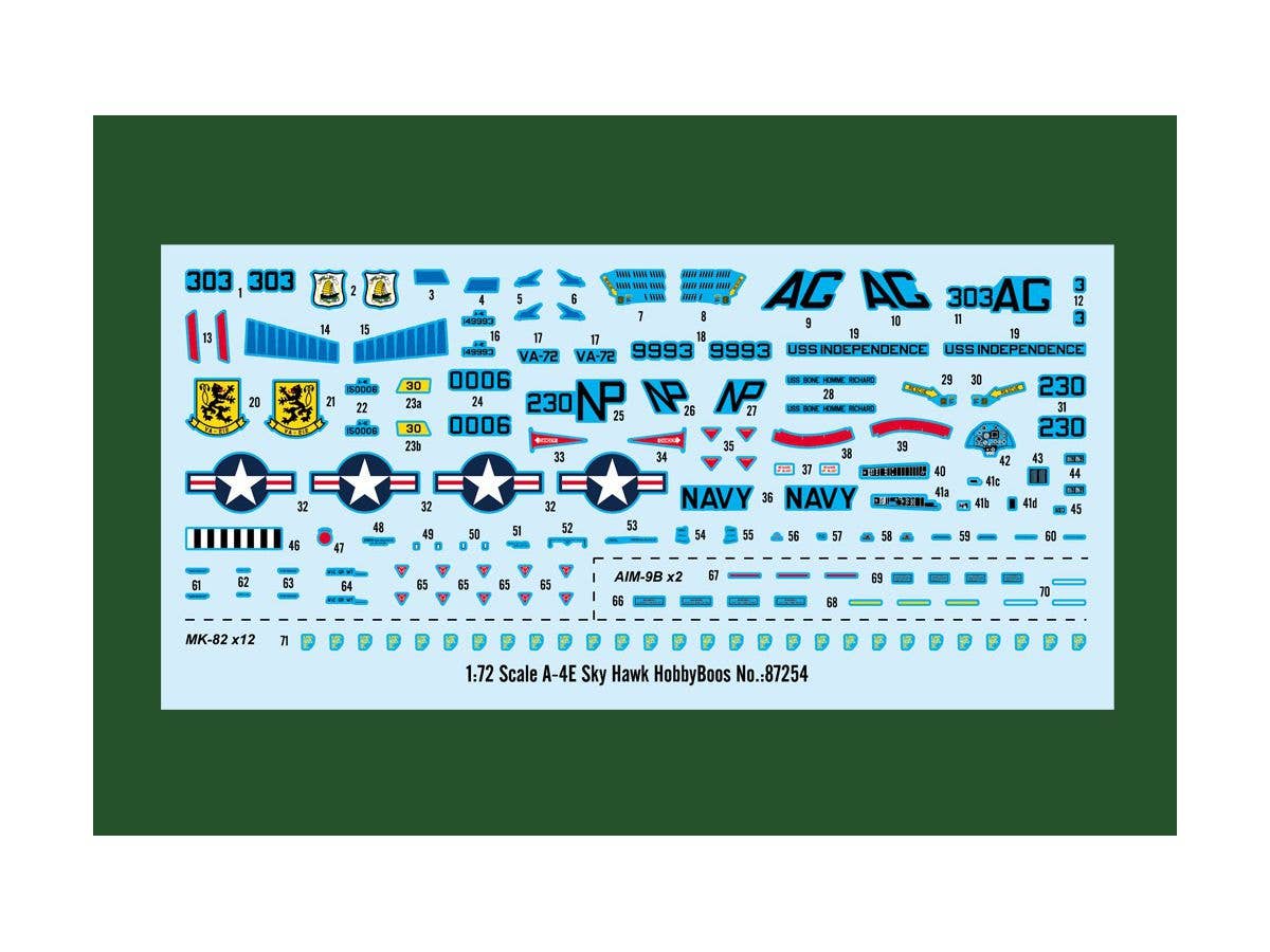 Hobby Boss 1/72 A-4E Sky Hawk | 6939319272546