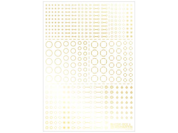 HiQ Parts Accents Decal A Gold (1pc) | 4573211372823