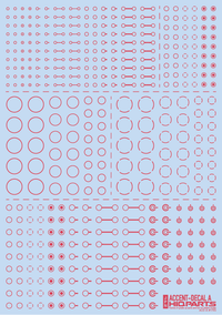 HiQ Parts Accent Decal A Pink (1pc) | 4573211372861