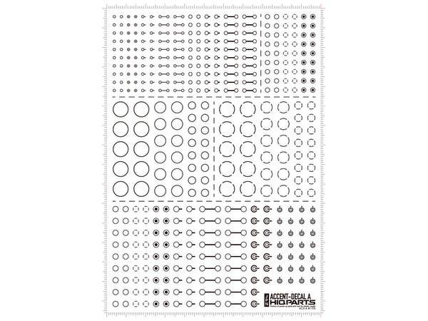 HiQ Parts Accent Decal A Pink (1pc) | 4573211372861