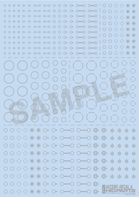 HiQ Parts Accent Decal A Light Gray (1pc) | 4573211372786