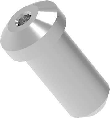 HiQ Parts BL Rivet 0.65mm Silver(50pcs) | 4573211374735