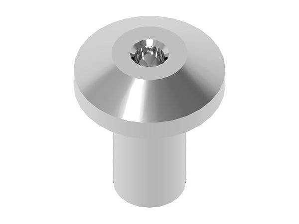 HiQ Parts BL Rivet 1.00mm Silver(50pcs) | 4573211374742