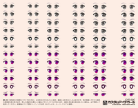 HiQ Parts Custom Eye Decal 1/12 2-C (1pc) | 4573211374155