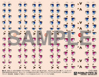 HiQ Parts Custom Eye Decal 1/12 6-B (1pc) | 4582370707056