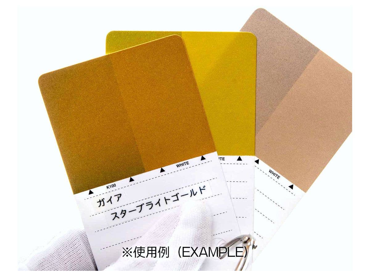 HiQ Parts Paintable Blank Color Chip Card Set for Metallic Colors (70pcs) | 4573211374957