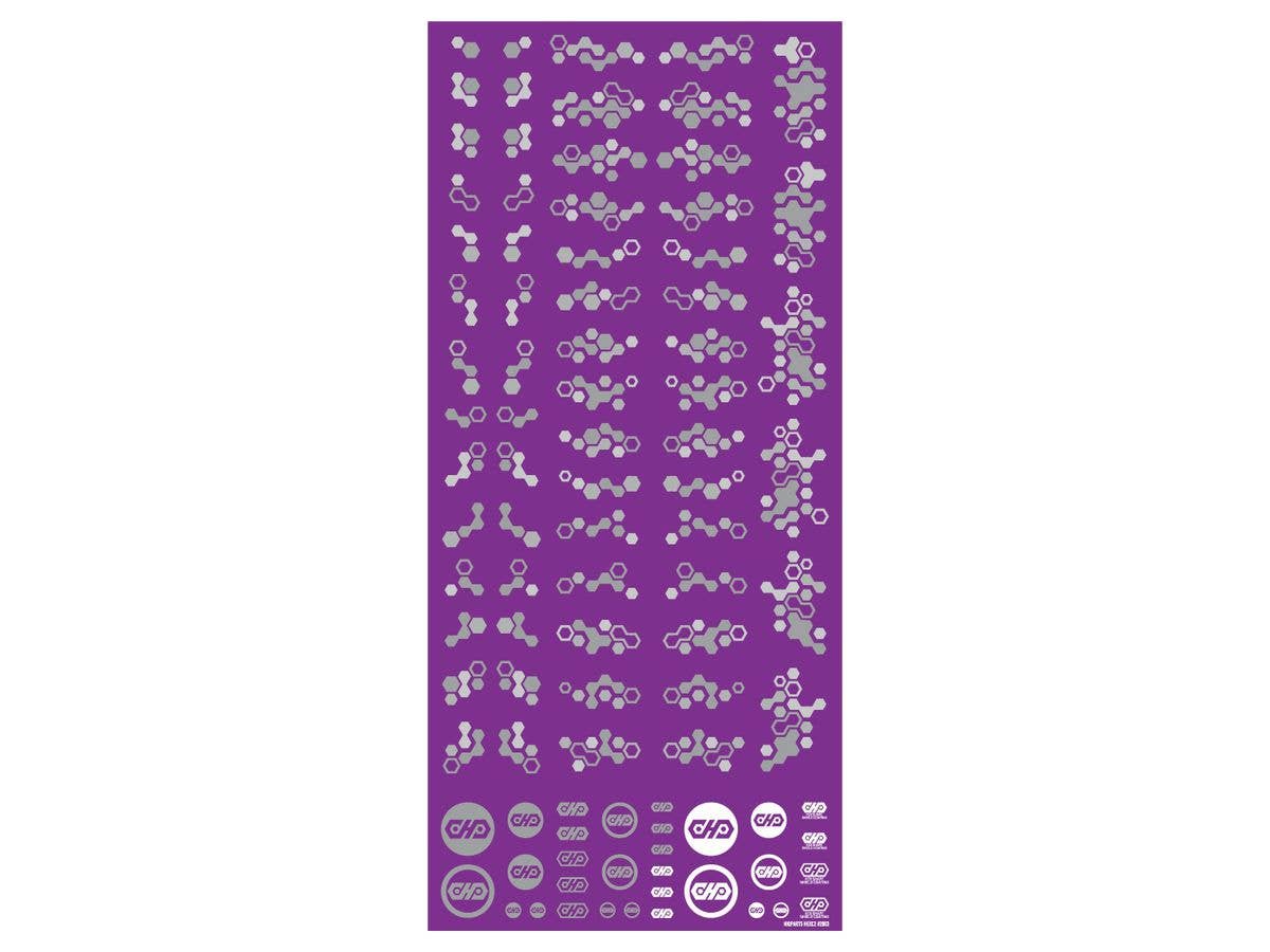 HiQ Parts Hex Camouflage Decal 2 Gray (1 sheet) | 4573211375435