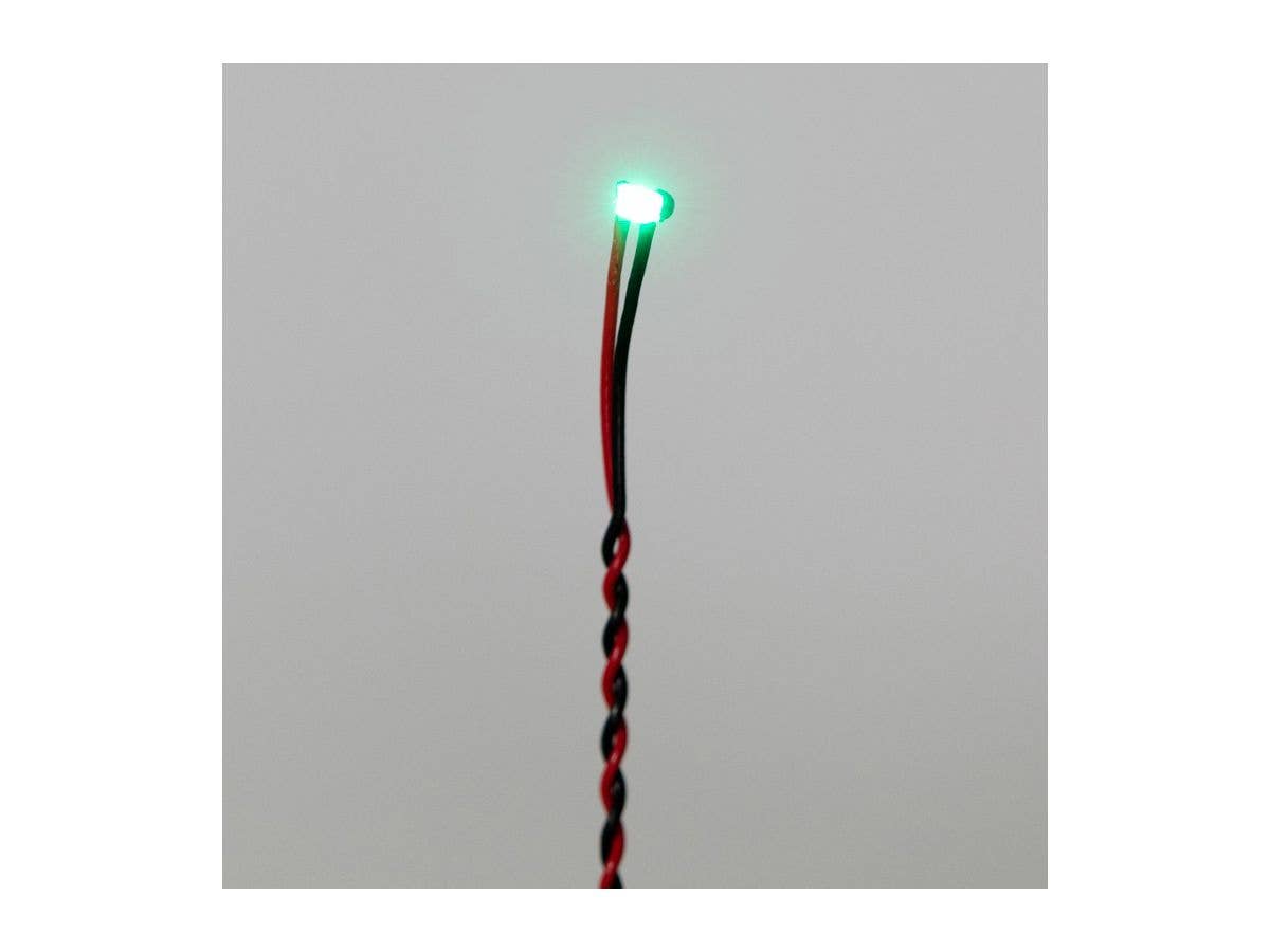 HiQ Parts One Touch LED Series 2 - Wired Ultra Small Size LED Lamp Green(2pcs) | 4573211374629