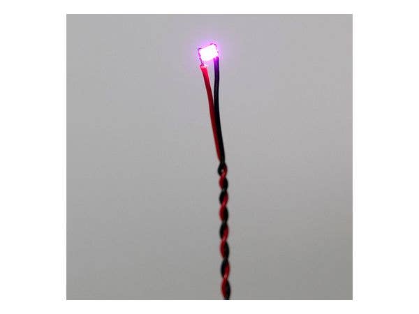 HiQ Parts One Touch LED Series 2 - Wired Ultra Small Size LED Lamp Pink(2pcs) | 4573211374643