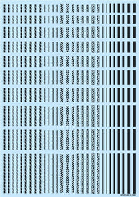 HiQ Parts Line Decal 2 Dark Gray (1pc) | 4573211373745
