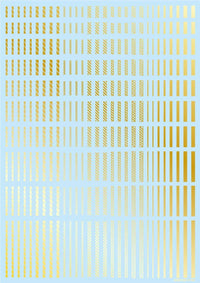 HiQ Parts Line Decal 2 Gold (1pc) | 4573211373936