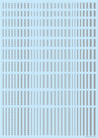 HiQ Parts Line Decal 2 Light Gray (1pc) | 4573211373769
