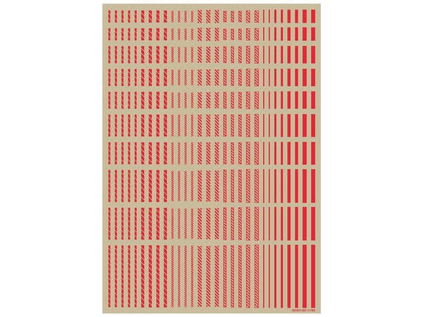HiQ Parts Line Decal 2 Red (1pc) | 4573211373721