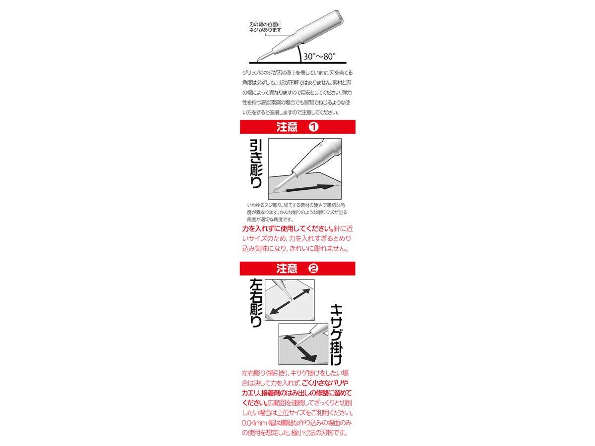 HiQ Parts Line Scriber CS 0.04mm (1pcs) | 4573211374391