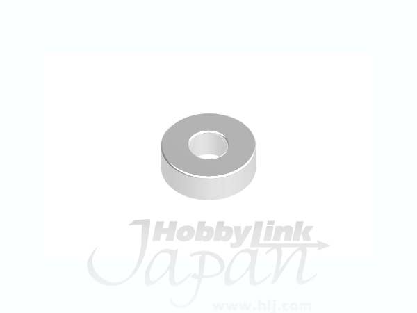 HiQ Parts Neodymium Magnet N52 Round Shape with Shaft Hole Diameter 3mm x Height 2mm (8pcs) | 4582370708558