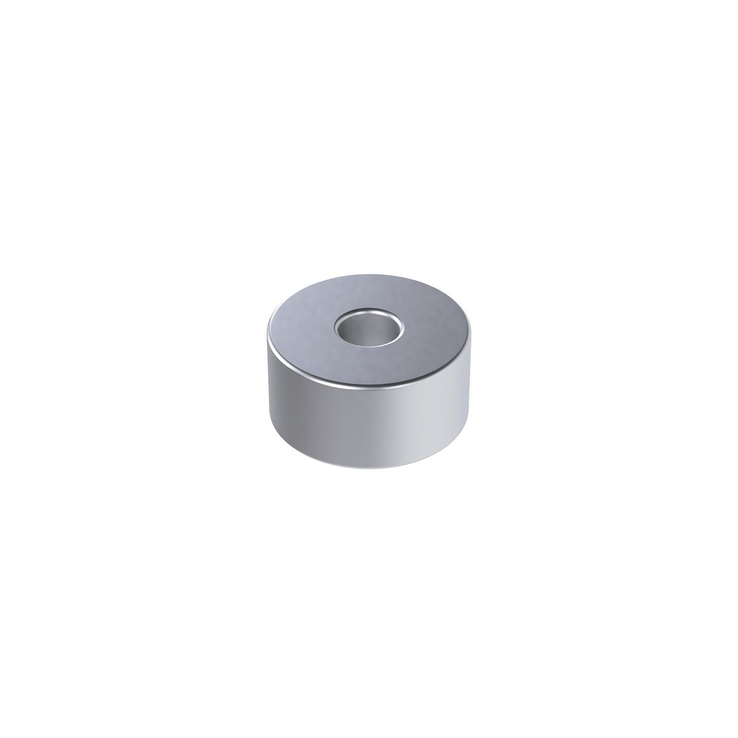 HiQ Parts Neodymium Magnet N52 Round Shape with Shaft Hole Diameter 4mm x Height 2mm (8pcs) | 4582370708565